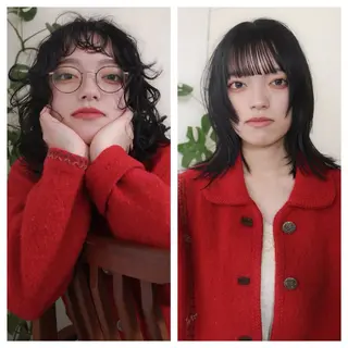 セミロング パーマ ooit 【オーイット】のヘアスタイル