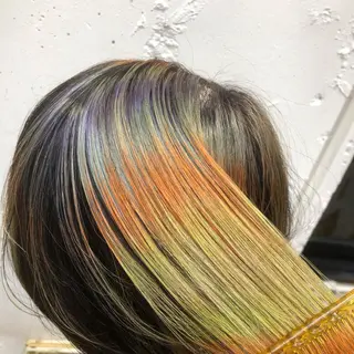 カラー ✨デザインカラー✨ ハイトーン　森貴章のヘアスタイル