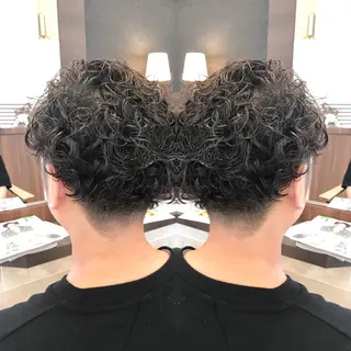 ショート パーマ メンズ 柿沼  洸太のヘアスタイル