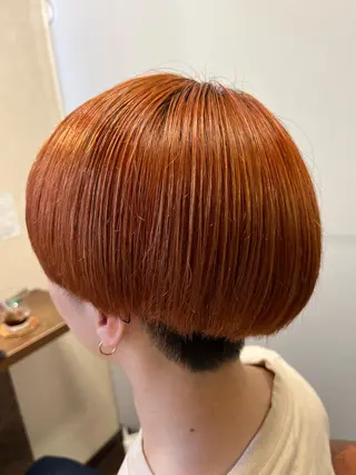 ショート カラー liL  hair サトウリョウタのヘアスタイル