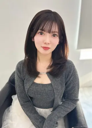 ミディアム カラー トレンド×デザイン DEAN岡崎店のヘアスタイル