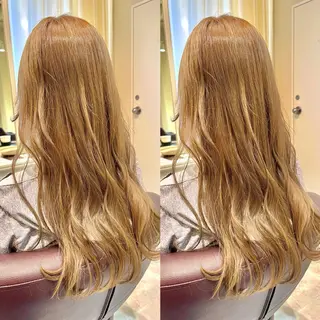 ロング カラー 髪質改善/縮毛矯正 seiyaのヘアスタイル