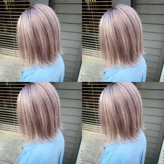 ミディアム ✨縮毛矯正✖︎顔周り レイヤー✨ナカムラのヘアスタイル