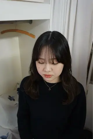 セミロング 小林 かんなのヘアスタイル