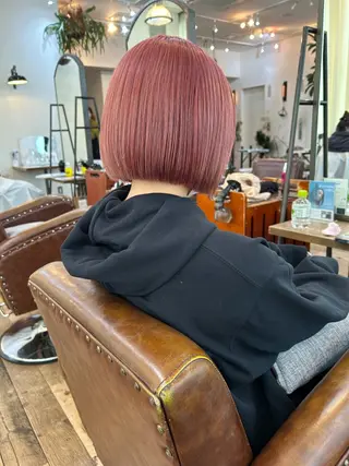 ショート カラー メンズ/パーマ /レディース髪質改善のヘアスタイル