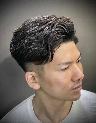 パーマ メンズ ありが みさのヘアスタイル