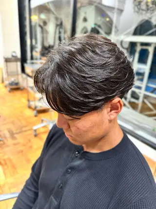 ショート パーマ メンズ 岡部 昴瑠/オブヘア銀座のヘアスタイル