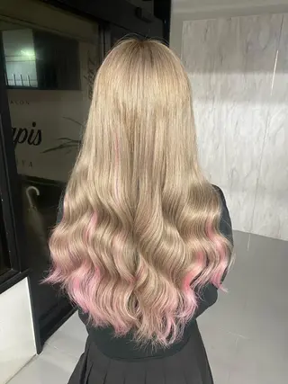 カラー Lapis 莉穂のヘアスタイル