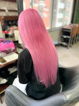 ロング ハイトーンエクステ 🎩カズキ🎩のヘアスタイル