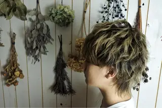 ショート カラー パーマ メンズ LILIS hair designのヘアスタイル