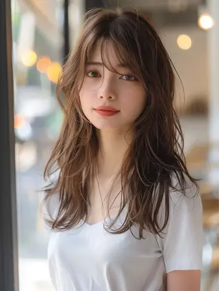 セミロング ✨シルクストレート✨ 美髪髪質改善Yukiのヘアスタイル