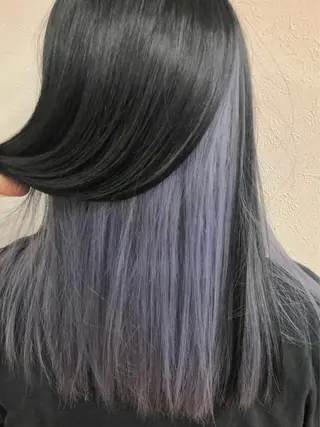 カラー ダブルスキルエクステ /羽エクステ白石宇由のヘアスタイル