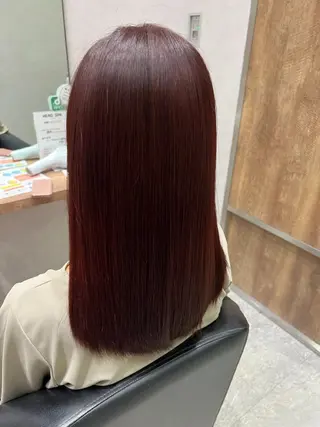 セミロング AVANCE. 玉置日向我のヘアスタイル