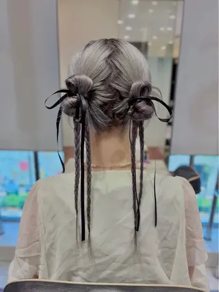 ヘアアレンジ 🌸銀座No.1パー マ🌸いでいあやのヘアスタイル
