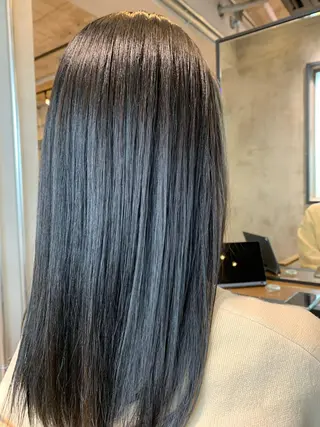 ロング カラー パーマ ヘアアレンジ メンズ キッズ ネイル マツエク・マツパ Sia中野新橋 『JUNYA』のヘアスタイル