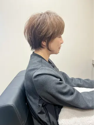 ショート カラー 瀧　元気/ショート/ 白髪ぼかし/髪質改善のヘアスタイル