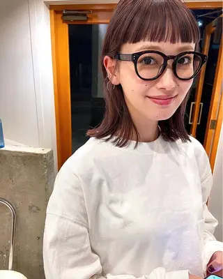 ミディアム 似合わせcut ◎ 倉橋実咲のヘアスタイル
