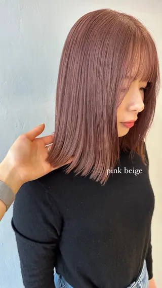 ショート カラー REINA☁️透明感 カラー/ぷつっと♡のヘアスタイル