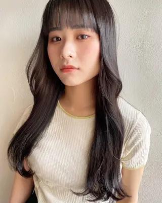 ロング 石川 理恵のヘアスタイル