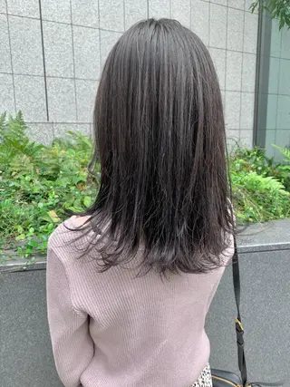 ミディアム カラー 肌に馴染むカラー 梅田・増田のヘアスタイル