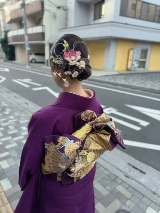 セミロング 伊藤 栄子のヘアスタイル