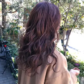 ロング カラー ワンカールで盛れる レイヤー🎀Macoのヘアスタイル