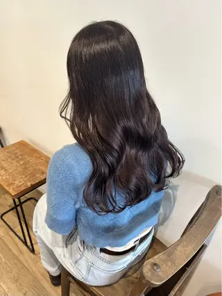 ロング カラー ヘアアレンジ Himawari♡ 柔らかいカラーのヘアスタイル
