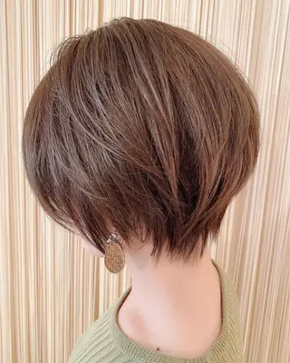 ショート くせ毛×ショート 上岡勇祐のヘアスタイル