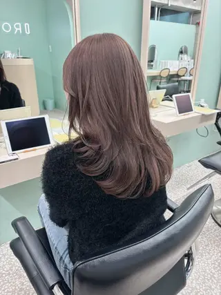 ミディアム nanami IROW大名のヘアスタイル