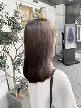 ロング カラー 縮毛矯正/髪質改善 コヤマのヘアスタイル