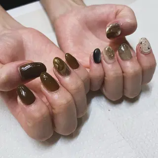 ネイル Yu_me北堀江 shinoのネイルデザイン