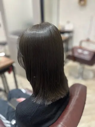 ミディアム カラー 🫧ぷる艶カラー🫧 Yuubi🦩のヘアスタイル