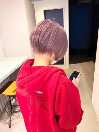 ショート カラー レイヤーカット 古川洋之のヘアスタイル