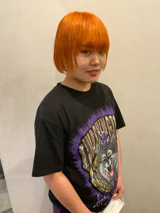 ミディアム 無料カットモデル 丸川英心のヘアスタイル