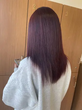 ロング カラー 鈴木 梨瑚のヘアスタイル