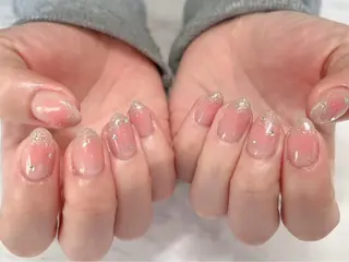 ネイル 🫧ちゅるん/韓国 Ayano𓈒🎀のネイルデザイン