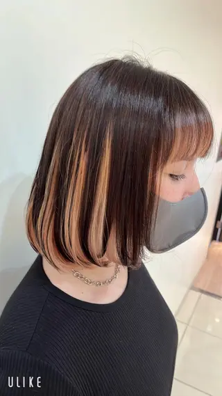 ミディアム 溝江 天碧のヘアスタイル