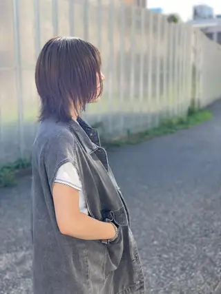 ショート 🐺ウルフ/レイヤー カット/高嶋湧大のヘアスタイル