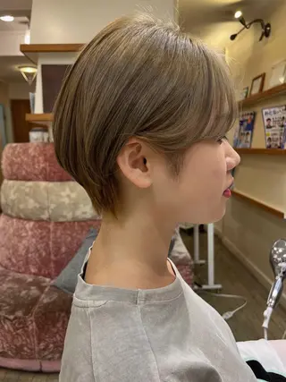 ショート ボブ/透明感カラー /大宮/たぐち🥣のヘアスタイル