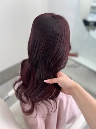 ロング カラー 💞ガーリー/艶カラ 金沢駅 yui 🪄のヘアスタイル