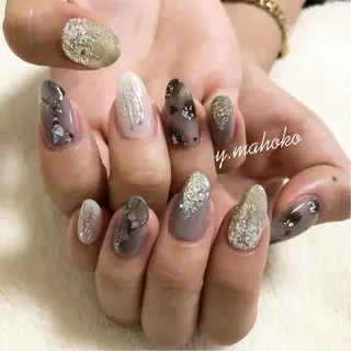 ネイル パラジェル有/ 長さだし/mahoのネイルデザイン