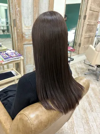 ロング 菊地 映香のヘアスタイル