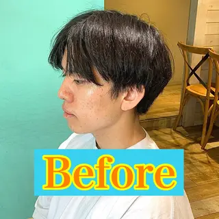 ショート パーマ メンズ メンズパーマ&メンズ 縮毛矯正/平野/渋谷のヘアスタイル