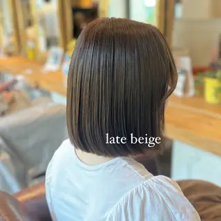 ショート 髪質改善カラー ベージュ🤎YUMEのヘアスタイル
