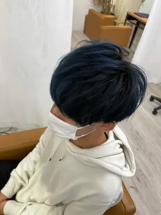 ショート カラー ヘアアレンジ 【大宮】 メンズ専門吉川のヘアスタイル