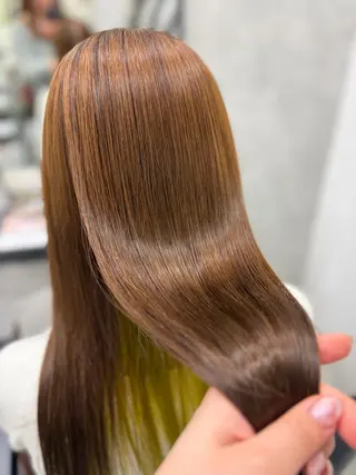 ロング カラー すぐ巻ける縮毛矯正 🍀勝倉　麗のヘアスタイル