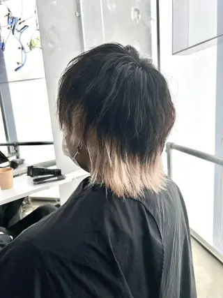 ショート カラー ヘアアレンジ メンズ 🐺ウルフの神🐺 /カラー/けいすけのヘアスタイル