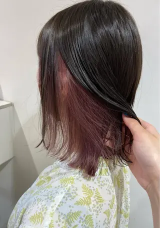 ミディアム カラー ヘアアレンジ 🫧🎀SARA/ 艶カラー/金山💓のヘアスタイル