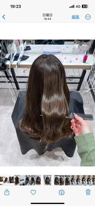 ロング カラー レイヤー/nail COCOROのヘアスタイル