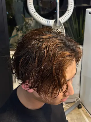 セミロング パーマ メンズ YUUTO 【メンズ限定】のヘアスタイル